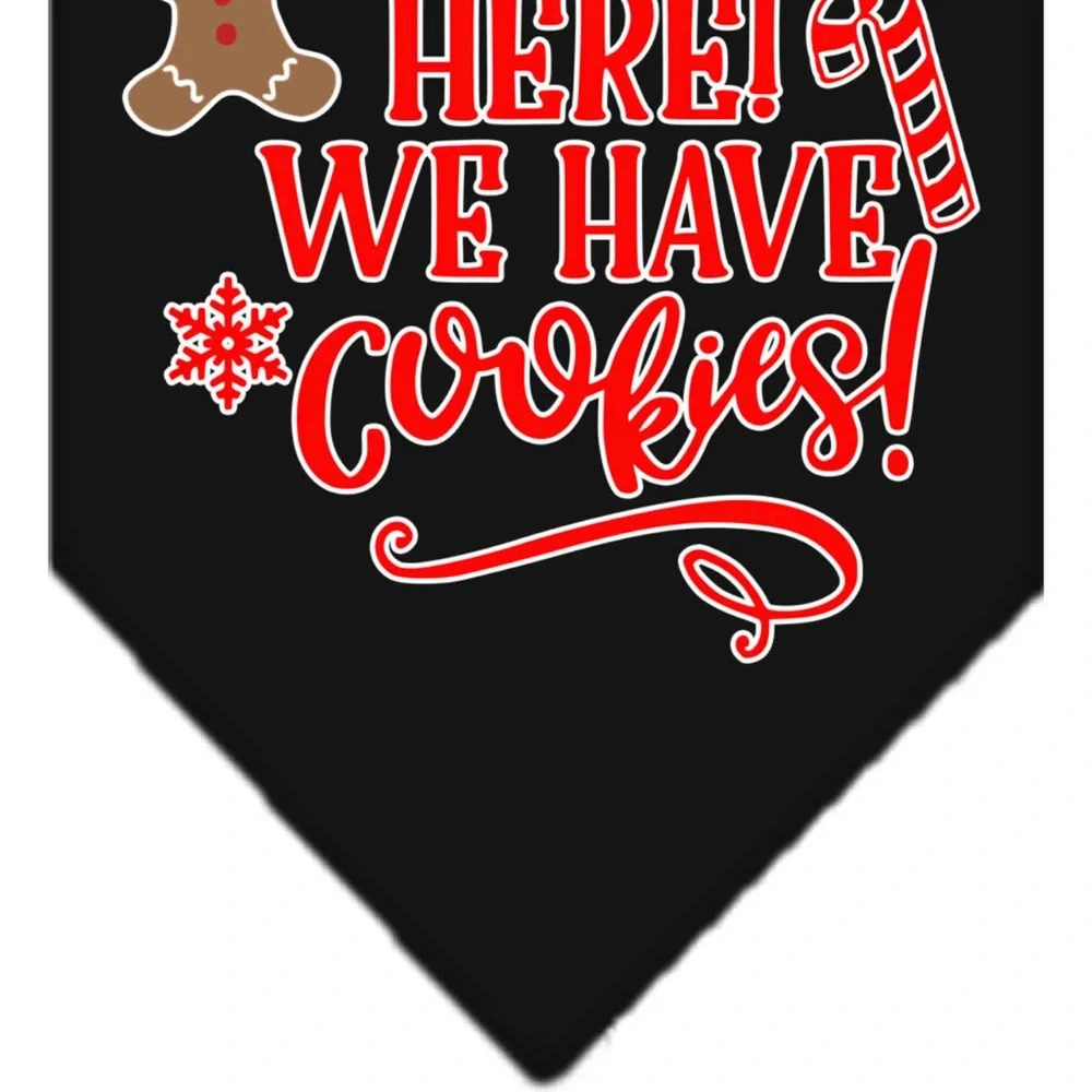 Santa Stop Here! Dog Bandana Small Large